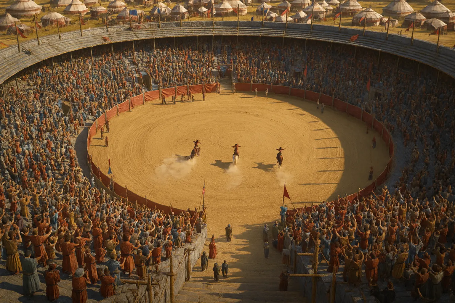 Khareb - spectacle de cavaliers-acrobates